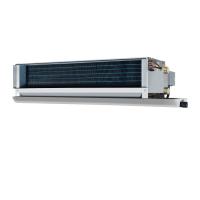 Фанкойл канальный Haier FCE-034CCB2B left, 2,4 кВт, 50 Па, 2-х трубный, без пульта, забор воздуха сзади