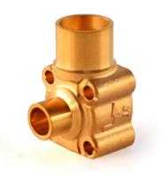 Корпус клапана ТЕ 5 под пайку, угловой 12х22 